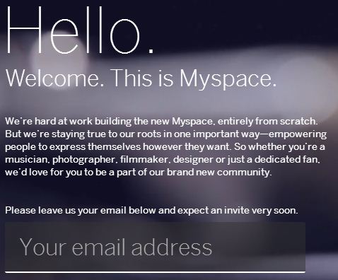 The New MySpace value proposition