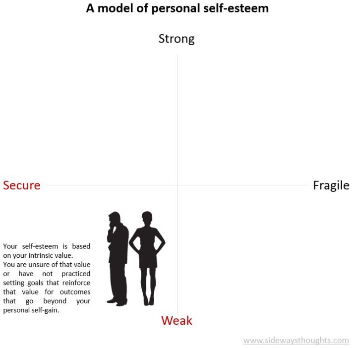 Weak and secure self-esteem